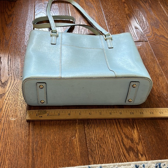 Dooney & Bourke Light Blue Tote Shopper - Picture 4 of 5